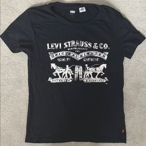 Levi's Black Short Sleeve Tee